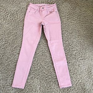 Old Navy Pink Rockstar Skinny Jeans Size 0/Regular